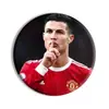 Estrela da Copa do Mundo Ronaldo Messi Acessórios de Futebol Broche Emblema