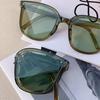 Gafas de sol plegables de segunda generación para mujer, nuevas, protección solar ultravioleta, montura grande, gafas plegables, portátiles