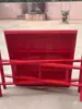 Mesa grande roja estilo antiguo desmontable y plegable de los Ocho Inmortales, mesa de altar estilo chino rural, mesa de adoración de madera maciza, mesa de banquete y otros tipos.