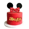 Pastel del Año del Rata para Niños Ratón del Zodiaco Bebé Luna Llena Decoración 100 Cumpleaños Adornos de Mickey Minnie Mouse Juguete