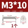 Tornillos de Cabeza Plana Delgada niquelados, de Forma Delgada, de Borde Delgado, Cabeza Plana Grande, Cabeza Plana Negra, Tornillos Phillips, Cabeza Plana M2M3M4M5M6