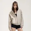 Nuevo Cárdigan de Rayas con Sudadera con Capucha para Mujer Otoño/Invierno 2026, Estilo Coreano, Gama Alta, Holgado, Casual, Chaqueta Deportiva