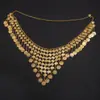 Cadena de Cintura Elegante de Metal con Girasol para Mujer de Comercio Exterior, Accesorio de Cintura Ajustable para Vestido, Cinturón de Cadena Multicapa de Gama Alta
