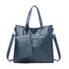Bolsa Tote Personalizada para Mujer Nueva Textura de Cuero Suave Bolso de Hombro Gran Capacidad Bolso de Mano Moderno Elegante Bolso Cruzado