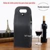Caixa de Vinho Tinto Caixa de Couro Caixa de Embalagem para Vinho Tinto Único Caixa de Presente para Vinho Francês Bolsa para Vinho Tinto Único