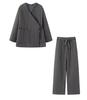 Roupa Europeia e Americana Transfronteiriça Aliexpress Popular Moda Início de Outono Casual Solto Roupão Roupa Exterior Terno de Algodão