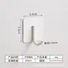 Gancho Adhesivo de Acero Inoxidable sin Taladro Transfronterizo, Gancho de Carga Fuerte para Ropa y Sombreros, Uso Doméstico en Baño, Cocina y Detrás de la Puerta