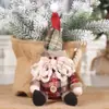Decoração de Natal Nova Transfronteiriça Botão Xadrez Bola Pingente de Natal Boneco de Neve Gordo Renas Ornamentos Venda por Atacado