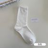 Meias Femininas de Borda Enrolada Sem Costura, Algodão Puro, Antibacterianas, Resistentes a Odores, Resistentes ao Desgaste, Anti-Pilling, Meias Largas, Elásticas, Absorventes de Suor, Respiráveis, Meias para Maternidade