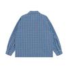 Ropa para Hombre North Boundary Marca de Tendencia Americana Otoño 2025 Nueva Camisa de Cuello Cubano Chaqueta Camisa a Cuadros Retro para Hombre y Mujer