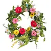 Guirnalda de Flores Silvestres Simuladas Primavera y Verano Guirnalda Simulada Suministro Transfronterizo Colgantes para Puerta Principal de Casa Pared de Chimenea Colgantes para Ventana