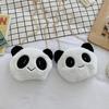 2023 Otoño e Invierno Nueva Bolsa de Panda de Felpa para Niños Estilo Coreano Linda Bolsa de Hombro Cruzada con Cadena Monedero para Mujer