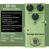 Mini Efeito de Guitarra Elétrica Dez Efeitos Explosões Transfronteiriças Distorção Equilibrada Sobrecarga Faz Simulação de Chorus Delay