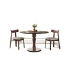 Silla de Comedor Nórdica de Madera Maciza Uso Doméstico Silla con Respaldo Retro Francés Restaurante Hotel Sensación de Alta Gama Estilo Vintage Silla de Mesa de Comedor Taburete