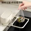 Suporte de rack de filtro de ralo de pia com sucção de cozinha multi-funcional cesta de ralo de resíduos de piscina suporte atacado