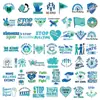 50 Adesivos de Grafite para o Dia Internacional Contra o Bullying Transfronteiriço Kit DIY para Diário Mala Tablet Guitarra Material de Decoração