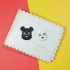 Funda para Teléfono Oso Violento Kaws de Dibujos Animados 3D Oso Blanco y Negro Pegatinas DIY Pegatinas de Pasador para el Pelo Perrito Snoopy
