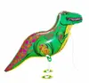 Novo Balão de Filme de Alumínio Dinossauro Andante Série de Dinossauros Pequenos do Jurássico Fofo Balão de Hélio Brinquedo Infantil Festa
