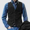 Chaleco de pana estilo retro americano para hombre, chaqueta informal estilo británico, de Amazon Independent Station Tooling, transfronterizo