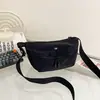 Bolsa Portátil Simples para Dumpling Moda Nova Versátil Esportes Montaria Bolsa de Peito Deslocamento Diário Bolsa de Ombro Transversal