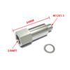 Acessório Ls Adaptador de Temperatura do Líquido de Arrefecimento Conector de Extensão Alumínio M12X1.5 para Sensor Roscado 3/8Npt