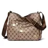 Bolso Transfronterizo para Mujeres de Mediana Edad 2025 Modelo Nuevo Bolso para Mamá Gran Capacidad Bolso de Hombro Cruzado Elegante Bolso para Suegra Dropshipping