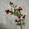 Simulação de flores pequeno buquê de rosas sala de estar mesa de jantar flores luz luxo high-end flores falsas fotografia adereços Flor Casamento buquê de mão
