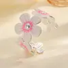 Nueva Moda Pulsera de Hoja de Metal Diseño de Nicho Espiga Oreja de Trigo Árbol Hoja Brazalete Abierto Fabricante Mayorista Transfronterizo Joyería