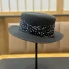 Nuevo Sombrero de Paja con Lunares y Lazo Estilo Coreano, Plano, para Mujer, Protección Solar para Vacaciones de Verano en la Playa, Sombrero de Sol