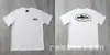 Marca de moda europea y americana de nicho transfronteriza al por mayor camiseta de manga corta estampada Isla de Alcatraz calle verano retro casual media manga