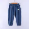 Pantalones Anti-Mosquitos para Niños Verano Delgados de Algodón Estilo Suelto con Bolsillos Pantalones Harem para Niños Pequeños Niños y Niñas Algodón Lino Casual Largos