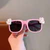 Óculos de Sol Infantis Desenho Animado Fofo Protetor Solar para Bebê Óculos Polarizados para Meninos e Meninas Proteção Solar Óculos de Silicone Anti-Ultravioleta