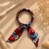 Pulseras de pañuelo de seda estilo francés transfronterizas con varios estampados, pulseras de cinta estampadas en tela, admiten personalización y venta al por mayor en stock
