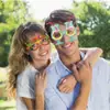 Nuevos Lentes Hawaianos Utilería para Decoración de Fotos Flamenco Piña Lentes Fiesta de Playa de Verano Suministros Divertidos
