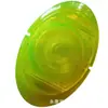 Nuevo tapón de inspección ovalado de plástico ABS transparente con mango tapón de sellado brillante color champán tapón de vino