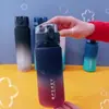 Vaso de Agua de Vidrio de Gran Capacidad para Deportes para Niños Fitness Plástico Resistente a Altas Temperaturas Botella de Agua para Estudiantes de Secundaria Portátil