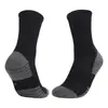 Calcetines deportivos para hombre, amortiguadores de golpes, protectores del pie, con planta de rizo, transpirables, de media caña para correr, calcetines para senderismo al aire libre, directo del fabricante