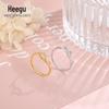 Hee goo J0084 S925 Prata moda criativa zircão anel de dedo diamante anel de abertura doce personalidade jóias