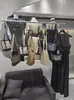 Gancho para Exhibición de Tienda de Ropa, Gancho en S, Perchero para Ropa, Tablero Colgante de Madera de Haya, Pinza para Ropa y Sombrero, Pinza Individual, Anillo Redondo de Madera Maciza