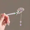 Ventoinha Estilo Antigo Tassel Grampo de Cabelo Novo Estilo Chinês Grampo de Balanço Passo A Passo Acessórios Ornamentos High-End Hanfu Qipao Venda por Atacado