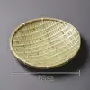 Productos de Tejido de Bambú: Recogedor Hecho a Mano, Charola de Secado para Uso Agrícola, Canasta para Frutas y Snacks, Canasta de Almacenamiento para Cocina, Canasta Redonda para Bollos al Vapor