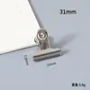 Clipes de metal redondos de aço inoxidável para atacado, clipes de metal para lanches, clipes de papel para provas de estudantes, pastas de documentos, personalização de material de escritório