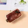 2025 Nueva Cartera para Mujer Correa de Muñeca Corta Monedero Estilo Coreano Monedero con Clip para Monedas Ranuras para Múltiples Tarjetas Tarjetero Cartera