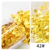 Popular Brillo para Uñas de 36 Colores Lentejuelas Láser Pentágono Brillo Decoraciones para Uñas Lentejuelas Brillantes Iridiscentes Barro de Cristal