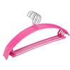 Cabide para Guarda-Roupa, Varal Dupla Face Plástico Revestido Semicircular, Cabide para Calças, Cabide de Metal Antiderrapante Reforçado Não Marca Suéter