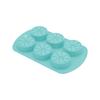 Nuevo producto transfronterizo: molde de silicona para galletas de limón, molde para chocolate, molde para 6 tartas, gelatina, dim sum.