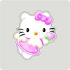 Broche Acrílico Desenho Animado Broche Gato Fofo Emblema Patch para Capinha de Celular Acessórios Pin para Mochila de Estudante Patch Pingente