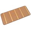 Atacado do Fabricante Tapete Carbonizado Dupla Face para Dormitório de Estudante Cama de Solteiro Tapete de Rattan para Obra Tapete de Bambu Cama Elástica Tecelagem de Bambu Personalizada