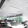 Iluminación hacia arriba y hacia abajo del Área de Oficina, Malla de Panal Antideslumbrante, Lámpara Colgante de Una Sola Línea, Tira de Luz LED Normcore de Empalme Continuo para Protección Ocular
