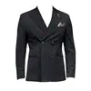 Trajes para Hombre al por Mayor 2026 Nuevo Estilo Trajes para Hombre con Solapa de Muesca Doble Botonadura Conjunto de Dos Piezas Atuendo para Novio Boda